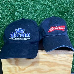 Corona & Budweiser caps 🧢